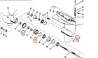 Mercury Marine Lower Unit Seal Kit Oil Seal 2-stroke 3 9 4 6 7 5 9 8 Hp 26-66022