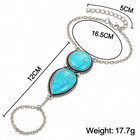 Native Indian Hand Strung Turquoise Bracelet