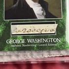 George Washington Handwritten Word Removed From An Autograph Letter Signed