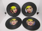 Beyonce Vinyl Coaster Set Of 4 With Box  Pepsi Promotional Vhtf