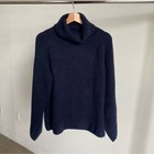 Nwt Blue Velvet By Graham   Spencer    judith    Turtleneck Sweater Sz Small