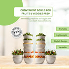 Fpn Disposable Bowls 100  Round Compostable Microwave Safe Soup Bowls 6  8  12oz