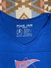 Pearl Jam Shirt Wrigley Field Chicago Womens Medium New Raglan Jersey Blue