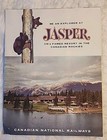 1961 Jasper Resort Cn Canadian National Railways Large Fold-out Good Condition