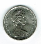1971 Canadian Circulated Elizabeth Ii Five Cent Coin 