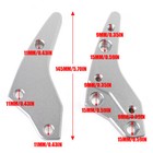 0 75  Handlebar Riser Height Clamp Adapter 1 75   Pullback For Bmw K1600gt Gtl