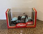 Vtg Tootsie Toy 1942 Indian 442 Detailed Replica Diecast Motorcycle 1 10 Scale