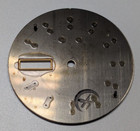 Nos Seiko 7n43-814m R 2 Watch Dial - Black With Gold Tone Accents - Day date   3