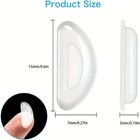 5 Pairs Anti-slip Silicone Nose Pads Adhesive Stick On For Eyeglasses Sunglasses