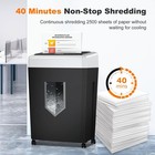 15-sheet Office Paper Shredder  40 Mins Heavy Duty Shredder For Home Office