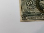 10 Cents Second Issue Fractional Currency  Off Center