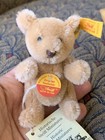 Steiff Miniature Teddy Bear Original Caramel 1984 030055 4    All Tags Nice Look  