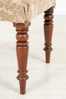 Victorian Stool Mahogany Seat 1870
