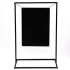Poster Stand Black Metal Wedding Venue Decor Stand Black Welcome Sign Arch Stand