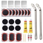 56p Tire Patch Kit Rubber Bike Inner Tube Repair Tool Road Mountain Bicycle Mtb