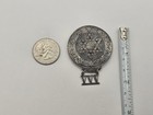 Sterling Silver Judaica Star Of David Jewish Filigree Brooch Pin Ornate Vintage