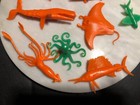 Cereal Premium Mpc 1968-69 Creatures Of The Sea Complete  12 Pc  Nabisco