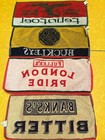 Vtg Set Of 4 British Bar Towels Felinfoel Buckleys London Pride Banks s Bitter