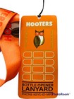 Hooters Lanyard Orange Logo Owl Nylon Phone Keys Id Mp3 New With Tags Advertise