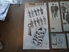 Lot Of 6 Vintage 1898 Hart Schaffner   Marx Men s Clothing Magazine Ads