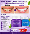 Purely White Deluxe Teeth Whitening Powders Instant Whitening  Stain Removal 30g