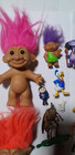 Mixed Lot Of 34 Toys Figures Cars Pvc Characters Random Vintage