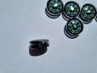 5pcs Mini Compass Fluorescent Compas Brujula Bussola Boussole 19mm