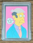 The Simpsons Disappearing Ink 1994 Skybox Series Ii  4-card Set  Cards D1-d4