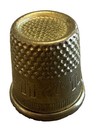 Vintage Brass Metal Sewing Thimble For Sewing  Ez Thimble Sz  11