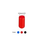90pcs Rubber End Caps 6 5mm 1 4   Id Vinyl Pvc Round Tube Bolt Cap Cover