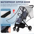 Universal Stroller Rain Cover  Clear Breathable Weather Shield With Waterproof