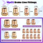 Upgraded Brake Line Tubing Kit 25 Ft  3 16  Od Flexible Gold 