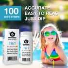 Eseasongear 7 In 1 Pool And Spa Test Strips  100 pack  7-way Check  Exp 10 2028