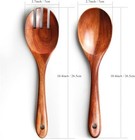 Salad Servers wooden Salad Tongs 10 4 In Serving Utensils Set acacia Salad Sp   
