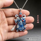 New Guan Yu Pendant Necklace Chinese Style Collectible Accessory Men Women Gift