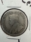 1911 Canada 25 Cents Silver Quarter Coin  25 Cents Canada 