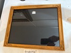 Vtg Light Oak Wood Picture Sz 11x14    Id 12x15    Od Picture Frame Ornate Corners