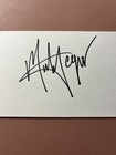 Mick Jagger Signed Cut     Index Card Autographed   lead Rolling Stones W   Coa