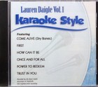 Lauren Daigle Volume 1   2 Karaoke Style New Cd g Daywind 12 Songs