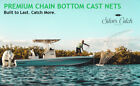 Cast Net Bait 5-10 Ft Mono Drawstring 3 8 -1 2 -1  Chain Bottom  Best Quality