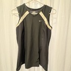 Nike Tennis Tank Top Girls Xl Sz 16 Womens Xs Embroidered Swoosh Nikefit Dry Vtg