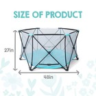 Safety My Play Portable Baby Playpen   Play Yard  Foldable 6-panel Indoor Out   