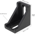 20 Sets 2020 Series Aluminum Extrusion Profile Corner Bracket   T Slot