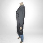 Vintage 80s Harve Benard Wool Gray Trench Coat S