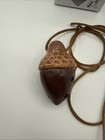 Songbird Ocarina Acorn Pendant Ceramic 4 Hole Legend Of Zelda Brown