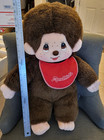Rare Monchhichi Plush 23  Big Boy Red Bib A Gift From Angel 30th Vintage Htf