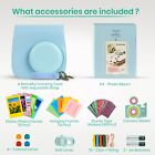 Fujifilm Instax Mini 9 Instant Camera With Pink Accessory Kit -ice Blue Camera