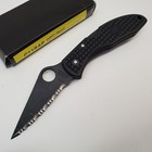 Rare Spyderco C11saf Delica Folding Knife 1995 1st Gen Discontinued