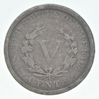 1901 Liberty V Nickel Ac Average Circ
