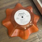 Record Bowl - Upcycled And Repurposed Orange Bowl - Metallica Master Of Puppets